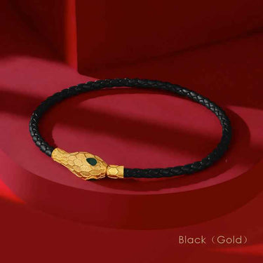 Bracelet Serpent Cuir